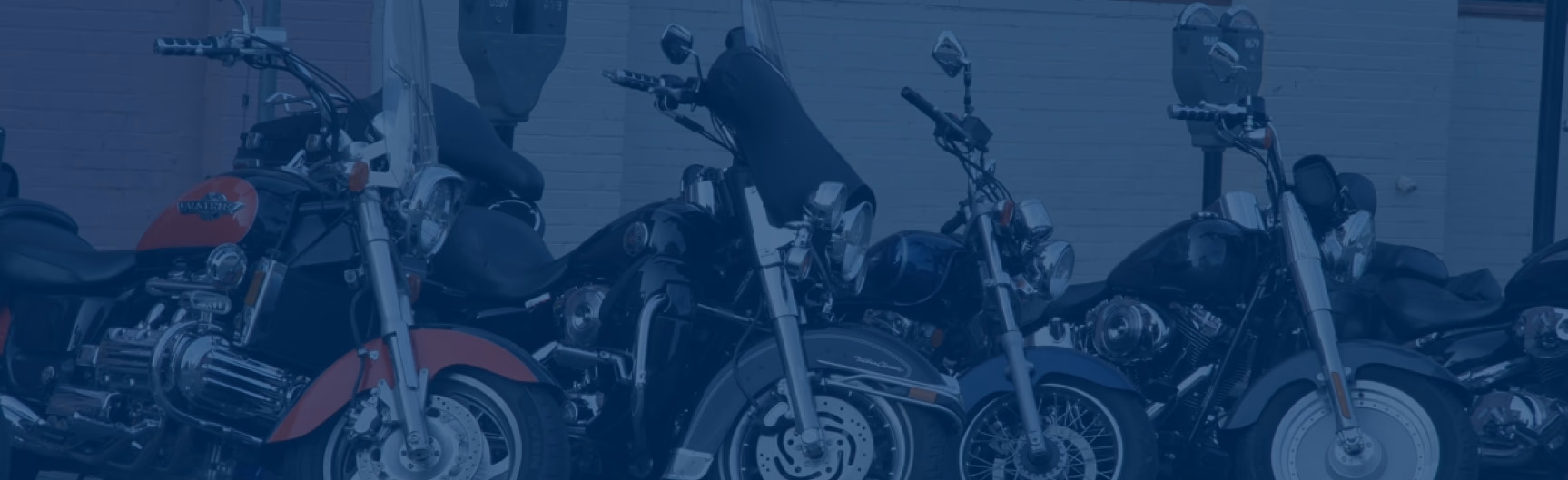 Line of Motorcycles Ready to get a quote